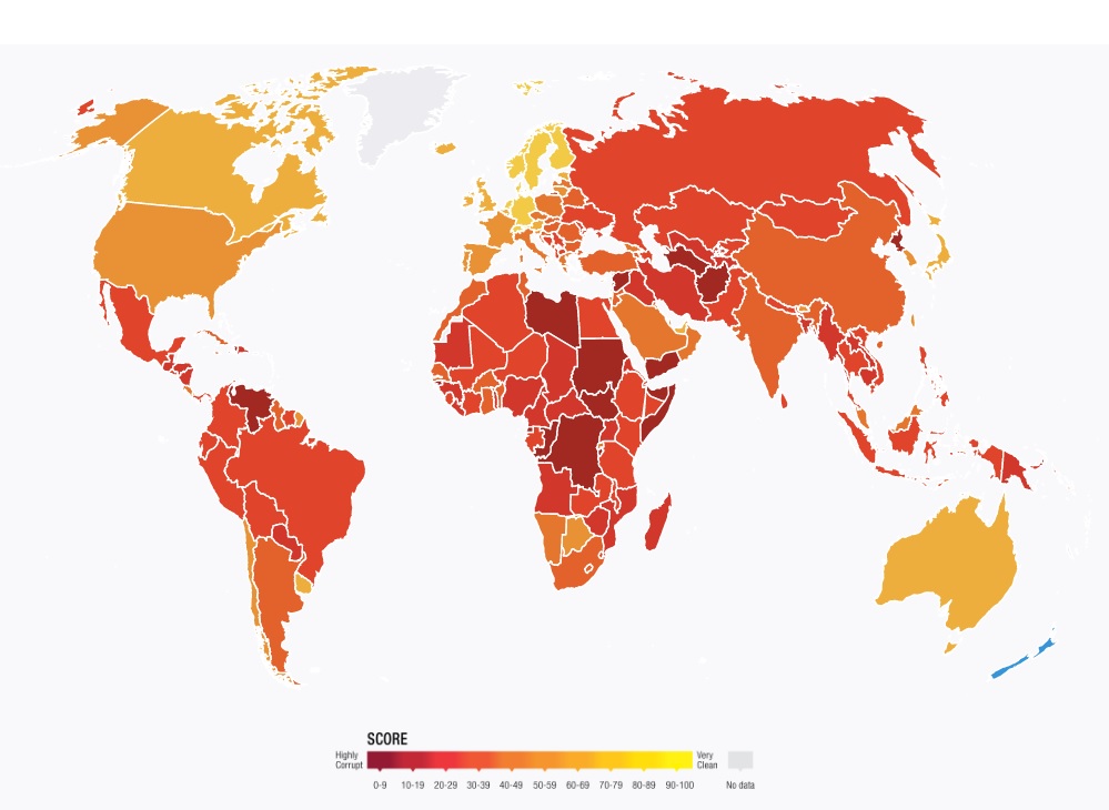 バングラデシュの清廉度は180か国・地域中146位、NGOの2020年汚職調査