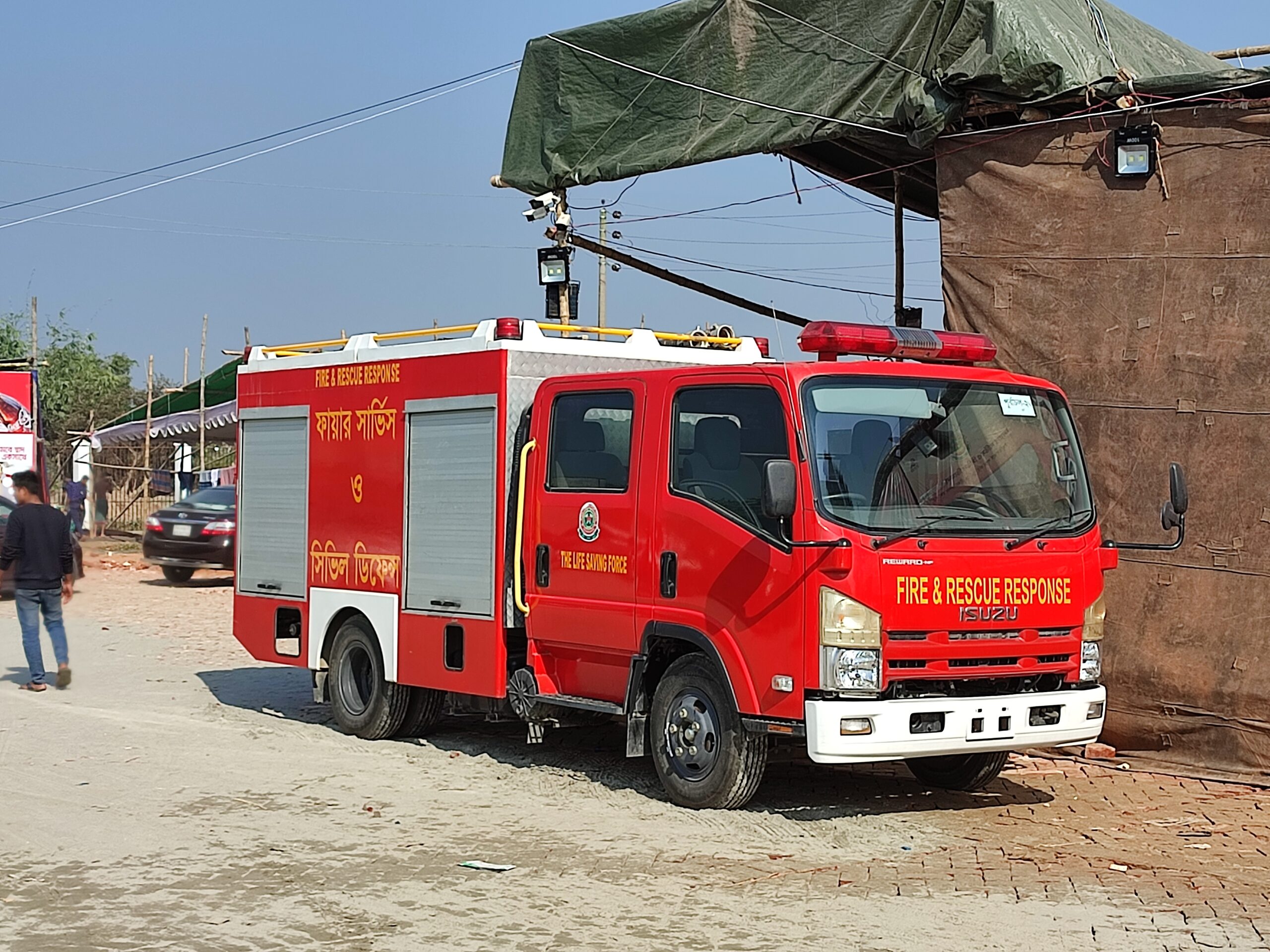 バングラデシュの消防車