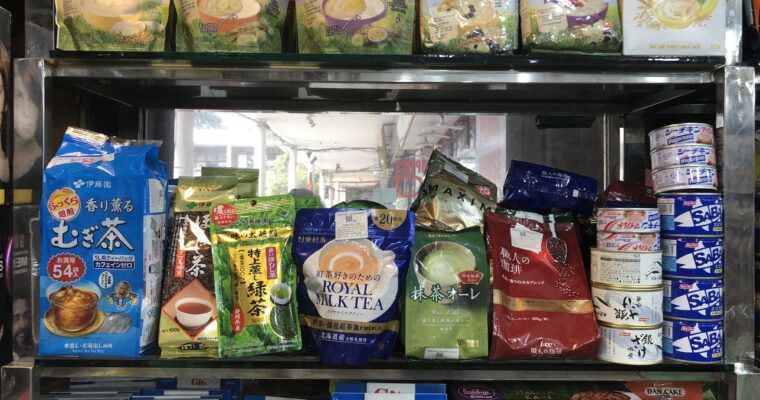 「小規模ながら、日本の商品コーナーが出現」Dhali Super Store＠ダッカ・グルシャン